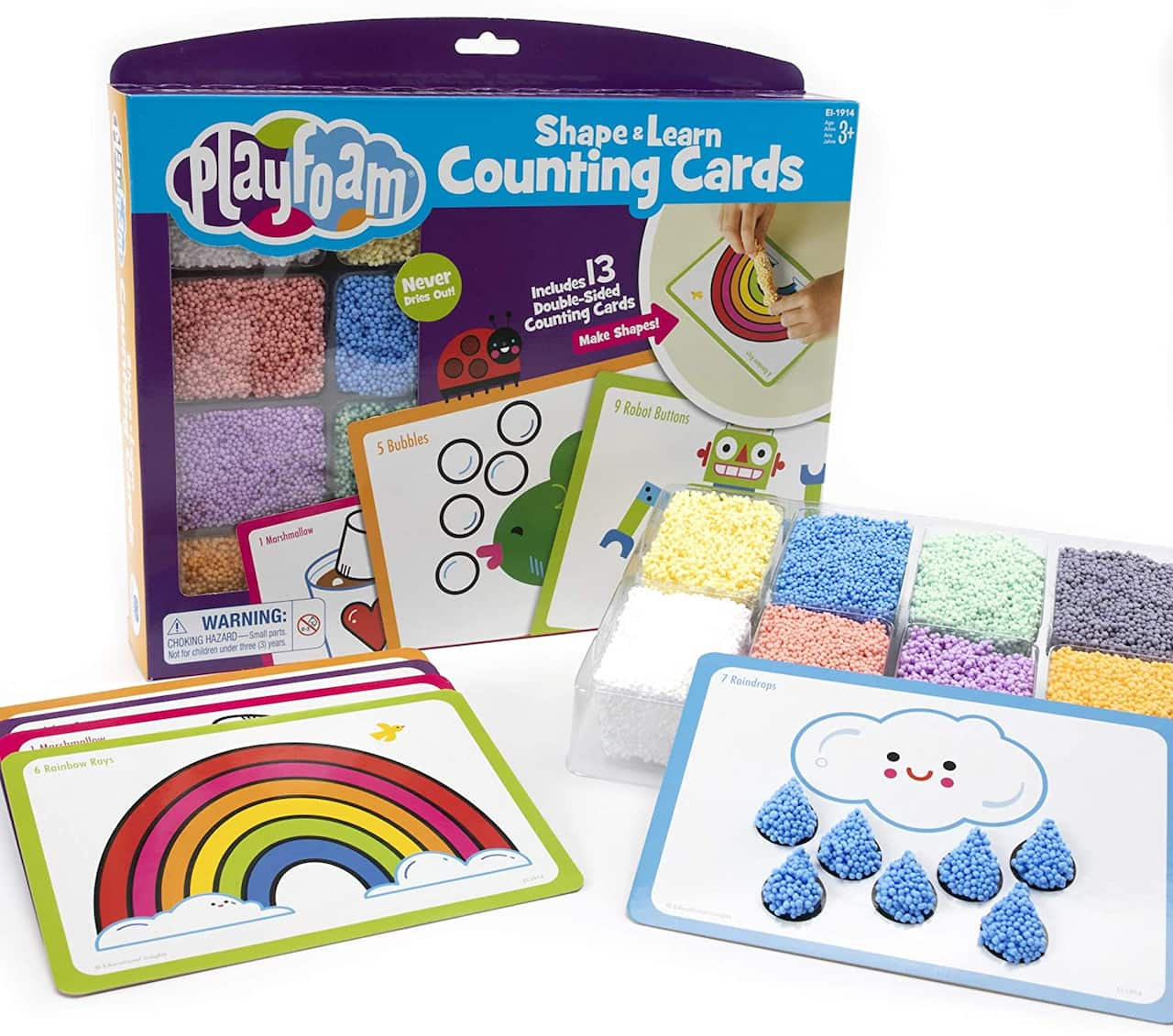 Educational Insights Playfoam Shape &#x27;n Learn Counting Set